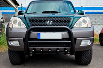 Hyundai Terracan 2001–2007 Bullbar WT003 Black (RVS) foto 1