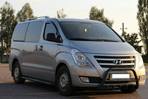 Hyundai H300, H1, Starex 2008–2020 Bullbar WT003 Black (RVS) foto 4