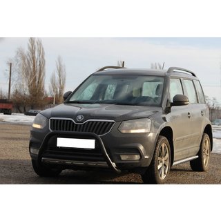 Bullbar WT003 Black (RVS) Skoda Yeti 2009–2017 foto 4