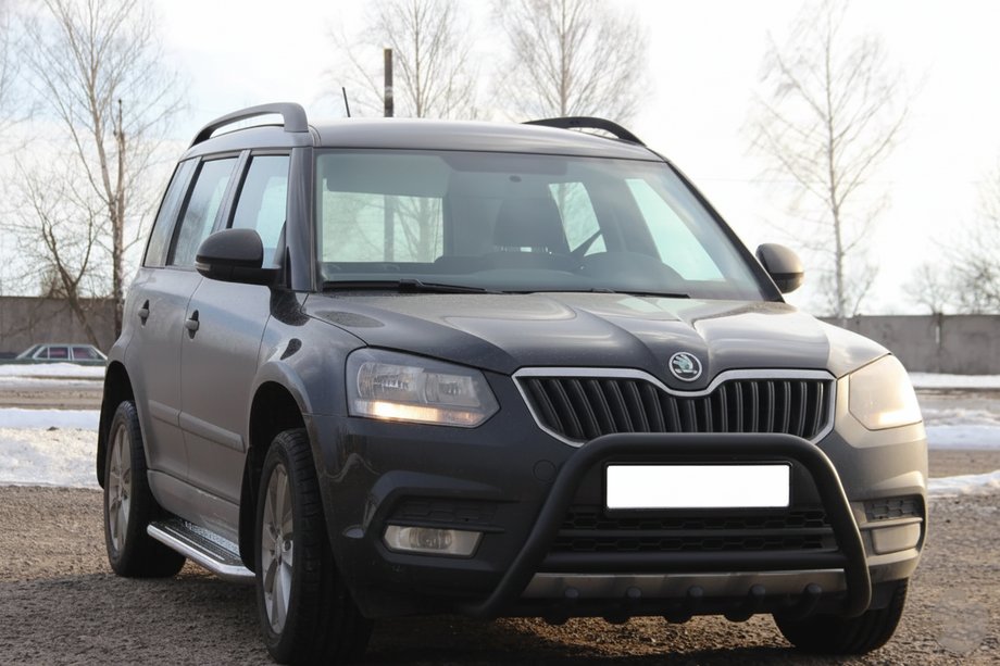 Skoda Yeti 2009–2017 Bullbar WT003 Black (RVS) Image