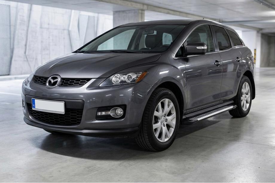 Mazda CX-7 2006–2012 Side steps Line (2 stuks, aluminium) Image