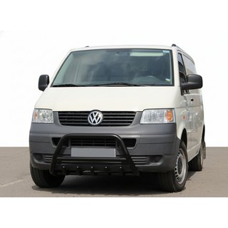 Bullbar WT003 Black (RVS) Volkswagen T5 Transporter 2003–2010 foto 1