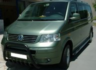 Volkswagen T5 Caravelle 2004–2010 Bullbar WT003 Black (RVS) foto 3