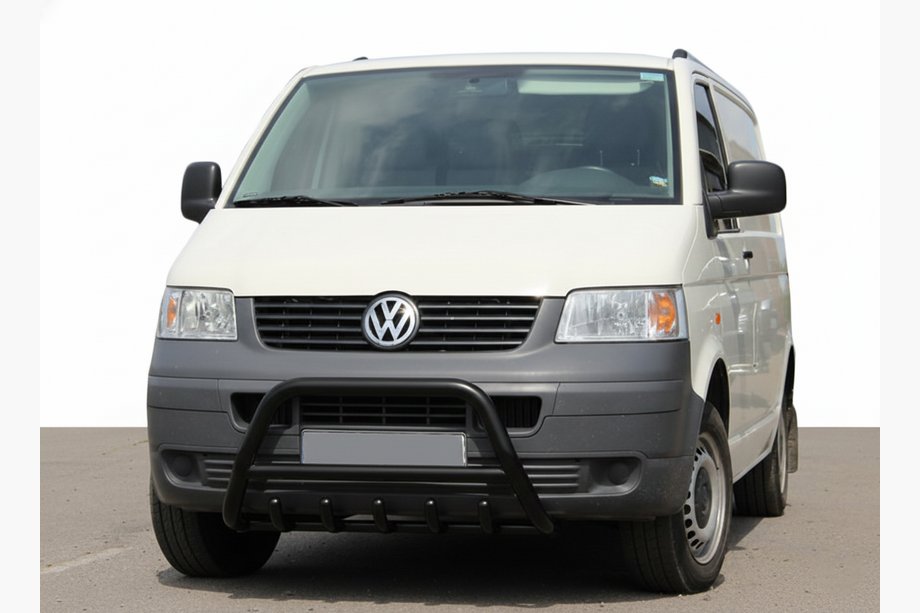 Volkswagen T5 Caravelle 2004–2010 Bullbar WT003 Black (RVS) Image
