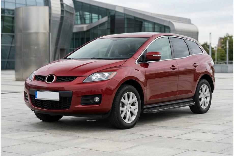 Mazda CX-7 2006–2012 Bosphorus Black side steps (2 st., aluminium) Image