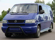Volkswagen T4 Transporter 1990–2003 Bullbar WT003 Black (RVS) foto 3