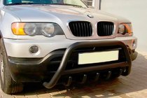 BMW X5 E53 1999–2006 Bullbar WT003 Black (RVS) foto 1