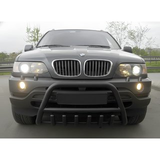Bullbar WT003 Black (RVS) BMW X5 E53 1999–2006 foto 2