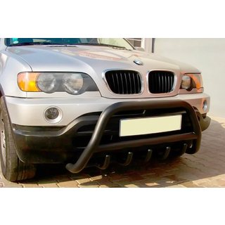 Bullbar WT003 Black (RVS) BMW X5 E53 1999–2006 foto 1