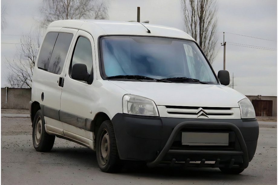 Citroen Berlingo 1996–2008 Bullbar WT003 Black (RVS) Image