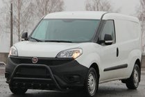 Fiat Doblo II 2010–2022 Bullbar WT003 Black (RVS) foto 3