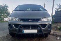 Hyundai H200, H1, Starex 1998–2007 Bullbar WT003 Black (RVS) foto 1