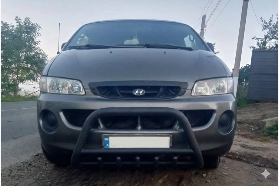 Hyundai H200, H1, Starex 1998–2007 Bullbar WT003 Black (RVS) Image