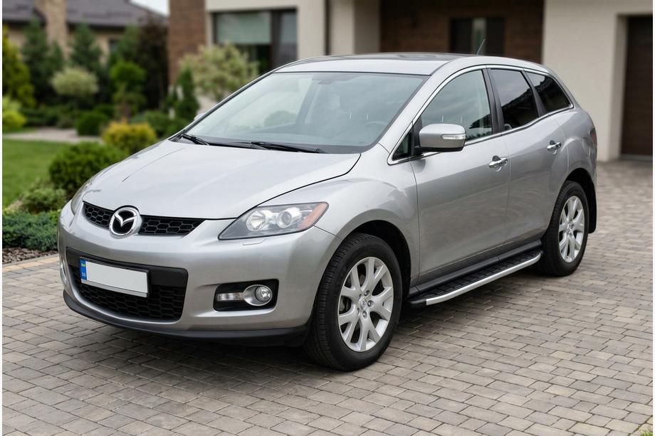 Mazda CX-7 2006–2012 Side steps Fullmond (2 stuks, aluminium) Image