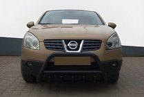 Nissan Qashqai 2010–2014 Bullbar WT003 Black (RVS) foto 1