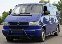 Volkswagen T4 Caravelle/Multivan 1990–2003 Bullbar WT003 Black (RVS) foto 6