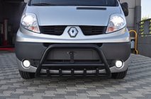 Renault Trafic 2001–2015 Bullbar WT003 Black (RVS) foto 1