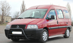 Citroen Jumpy 1996–2007 Bullbar WT003 Black (RVS) foto 1