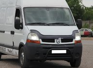 Renault Master 1998–2010 Voorbumperbeugel WT003 Black (RVS) foto 4