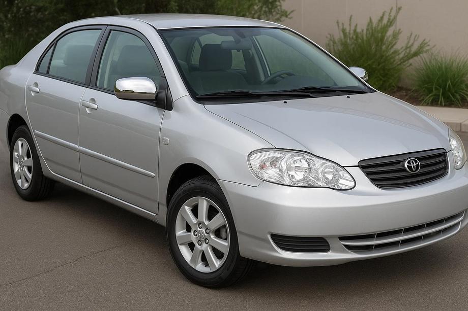 Toyota Corolla 2002–2007 Chrom spiegelkappen 2002-2005 (2 stuks, kunststof) Image