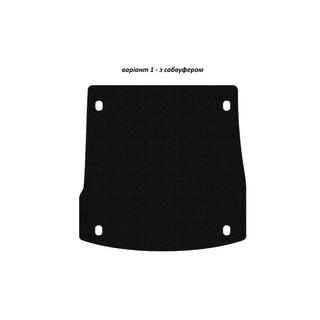 Rubberen kofferbakmat Carsuit V-1 (met subwoofer, zwart) Alfa Romeo Stelvio 2016– foto 1