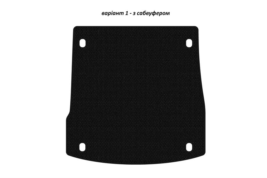 Alfa Romeo Stelvio 2016– Rubberen kofferbakmat Carsuit V-1 (met subwoofer, zwart) Image