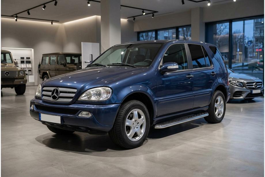 Mercedes ML W163 1997–2005 Maydos V1 zijtreden (set 2 stuks, aluminium + RVS) Image