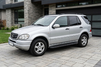 Mercedes ML W163 1997–2005 Bosphorus Black side steps (2 st., aluminium) foto 1