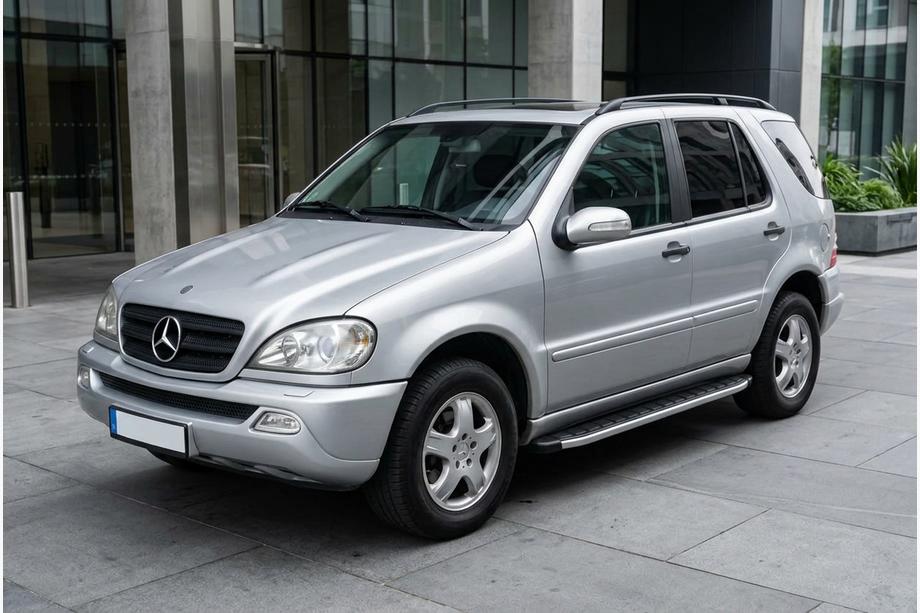 Mercedes ML W163 1997–2005 Fullmond side steps (2 stuks, aluminium) Image