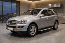Mercedes ML W164 2005–2011 Duru side steps (2 stuks, aluminium) foto 1