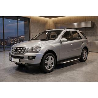 Duru side steps (2 stuks, aluminium) Mercedes ML W164 2005–2011 foto 1
