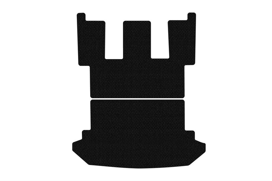 Peugeot 807 2002–2014 Rubberen kofferbakmat Carsuit (Zwart) Foto 1