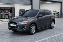 Mitsubishi ASX 2010–2023 Allmond Black side steps (2 st., aluminium) foto 1