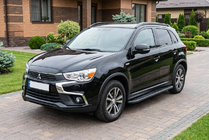 Mitsubishi ASX 2010–2023 Bosphorus Black side steps (2 st., aluminium) foto 1