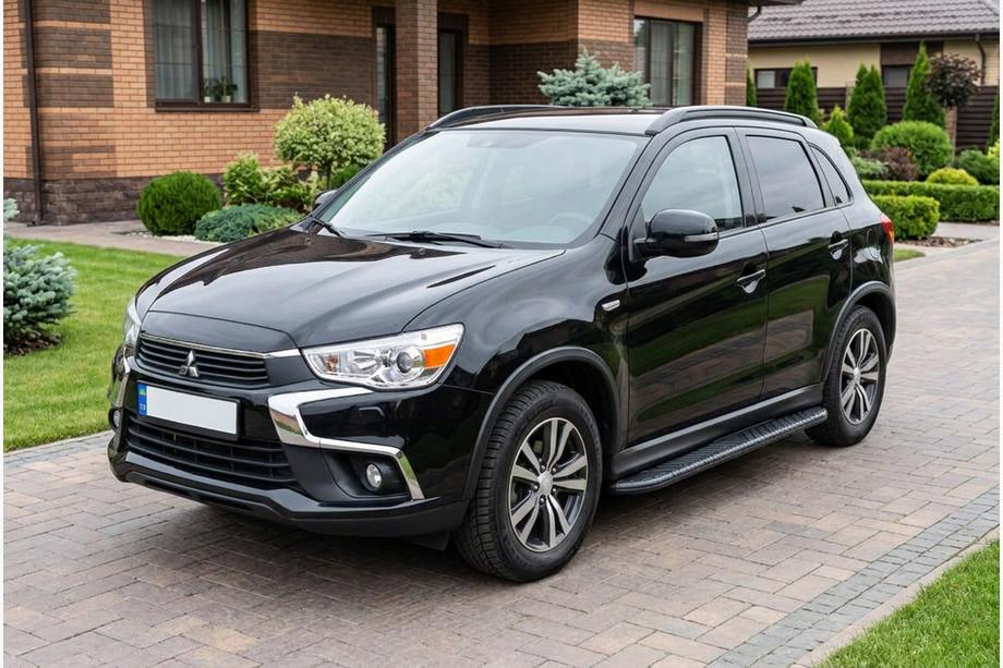 Mitsubishi ASX 2010–2023 Bosphorus Black side steps (2 st., aluminium) Image