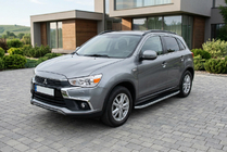 Mitsubishi ASX 2010–2023 Side steps Tayga Grey (set van 2, aluminium) foto 1