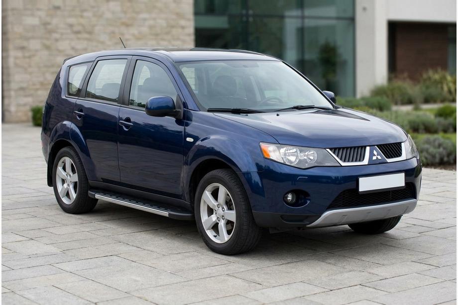 Mitsubishi Outlander 2006–2012 Duru side steps (2 stuks, aluminium) Foto 1