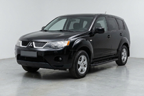 Mitsubishi Outlander 2006–2012 Bosphorus Black side steps (2 st., aluminium) foto 1