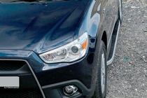 Mitsubishi Outlander 2006–2012 Side steps Tayga Grey (set van 2, aluminium) foto 10