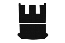 Citroen C-8 2002–2014 Rubberen kofferbakmat Carsuit V1 (Zwart) foto 1