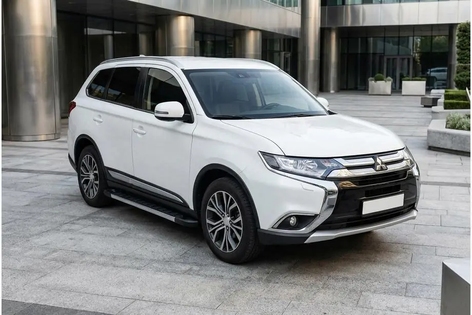 Mitsubishi Outlander 2012–2021 Zijtreden RedLine V1 (2 stuks, aluminium) Image