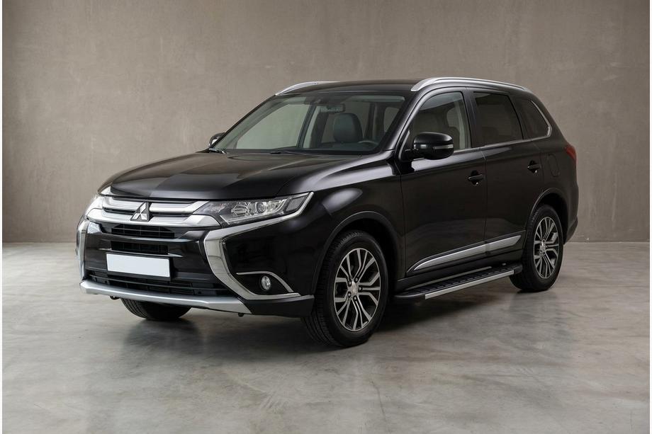 Mitsubishi Outlander 2012–2021 Duru side steps (2 stuks, aluminium) Image