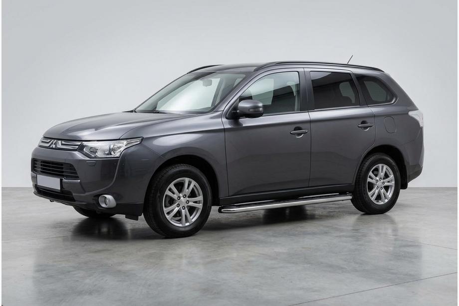 Mitsubishi Outlander 2012–2021 Maydos V1 zijtreden (set 2 stuks, aluminium + RVS) Image