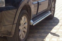 Mitsubishi Pajero Wagon IV 2006–2021 Sidebars (2 stuks, RVS) foto 3