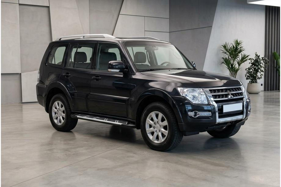 Mitsubishi Pajero Wagon IV 2006–2021 Sunrise side steps (set van 2, aluminium) Image