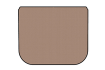 Audi TT 2014–2023 Rubberen kofferbakmat Carsuit (Coupé, beige) foto 1