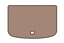 Audi A1 2010–2018 Rubberen kofferbakmat Carsuit (HB, 3-deurs, beige) foto 1