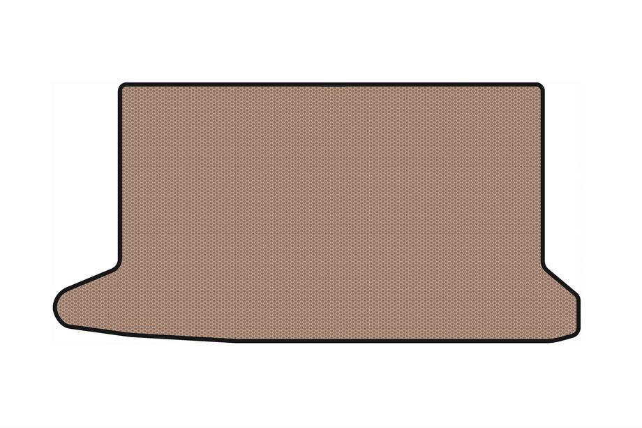 Audi A2 1999–2005 Rubberen kofferbakmat Carsuit V-1 (HB, beige) Image
