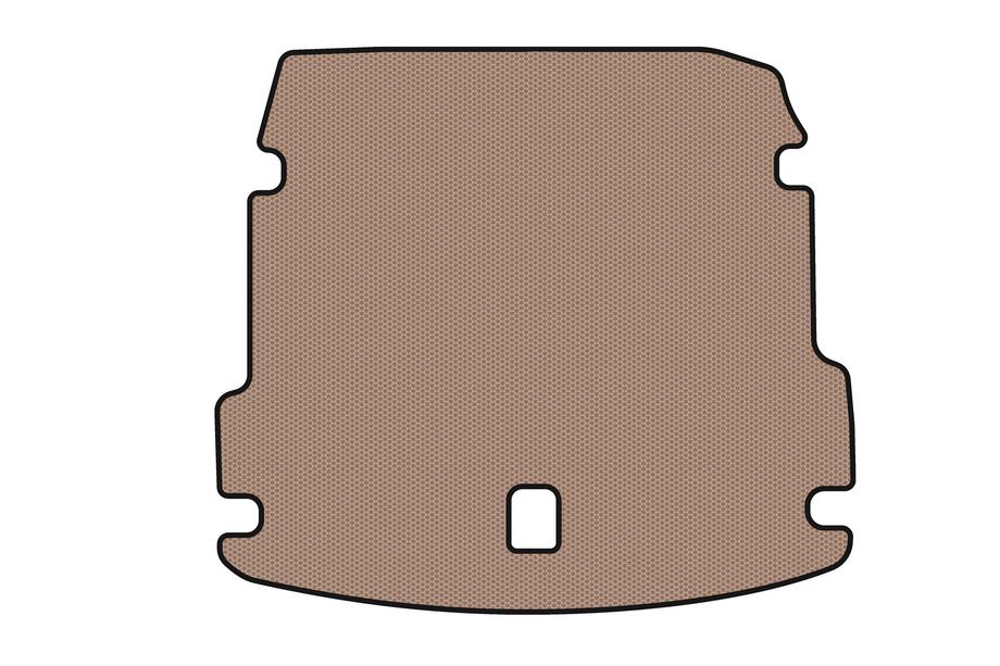 Audi A8 2010–2018 Rubberen kofferbakmat Carsuit (Long, beige) Foto 1