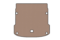 Audi e-Tron 2018–2022 Rubberen kofferbakmat Carsuit (Beige) foto 1